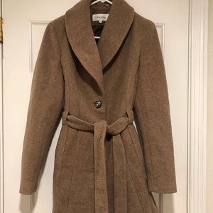 Calvin Klein Wool Pea Coat Size 8